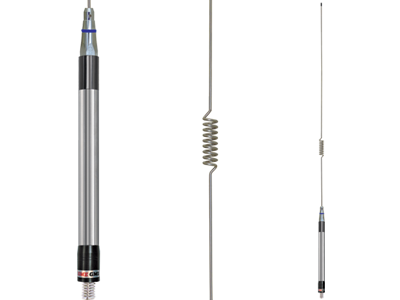 GME UHF CB Whip Antenna 6.6dB 780mm w/ Elevated Feed Head Stainless Steel AE4012K1