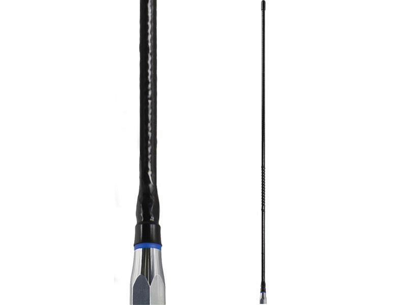 GME UHF CB Fibreglass Whip Antenna 6.6dB 640mm Stainless Steel AE4018