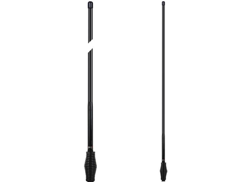 GME UHF CB Spring Base Fibreglass Radome Antenna 6.6dB 1040mm Black AE4702B