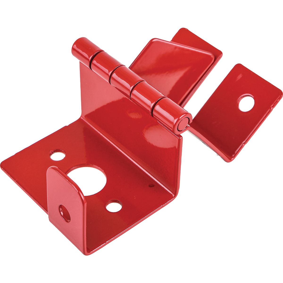 OEX Red Lockout Bracket 2mm Stainless Steel ACX3444