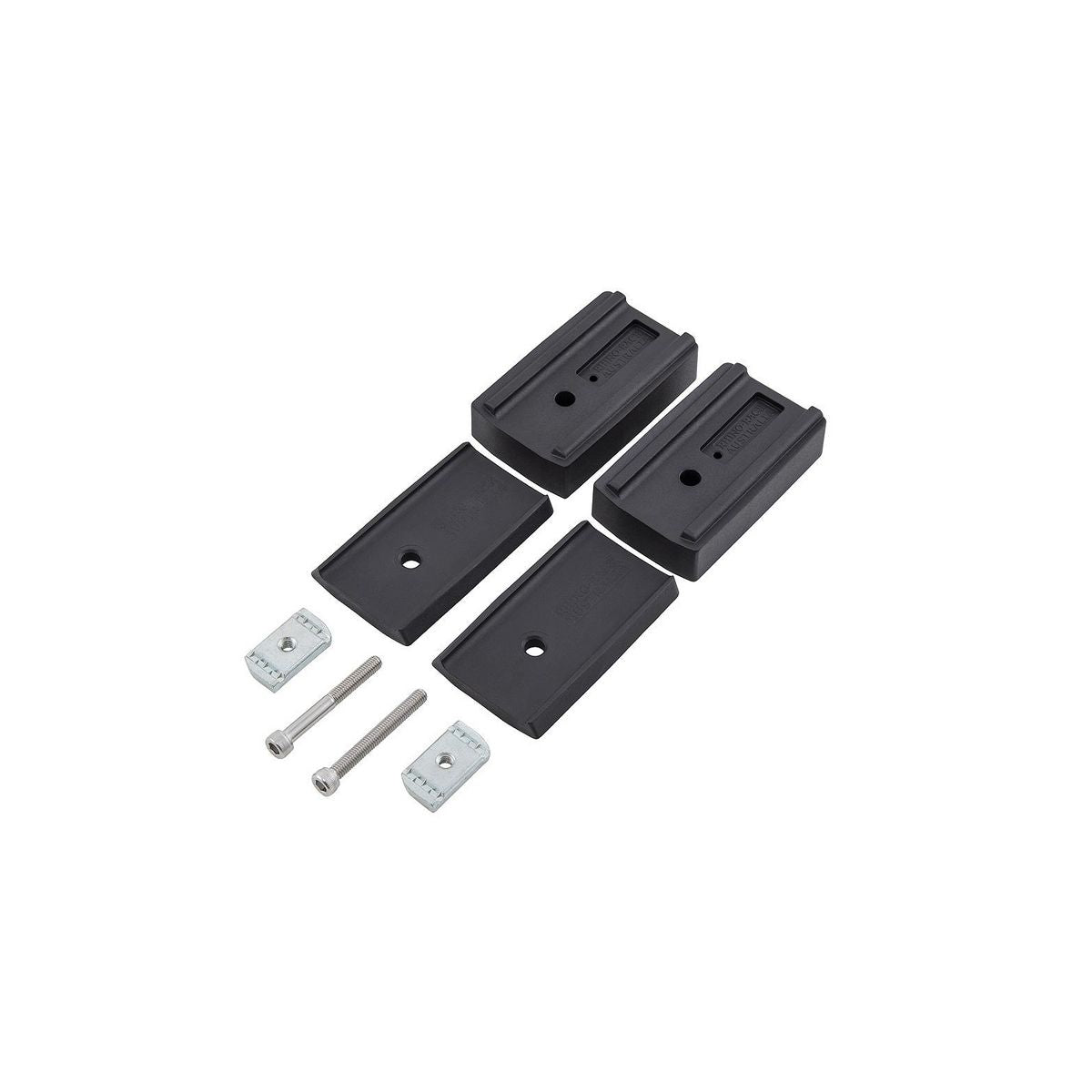 Rhino Rack RCP Base Kit Black Set 4 QMHD25