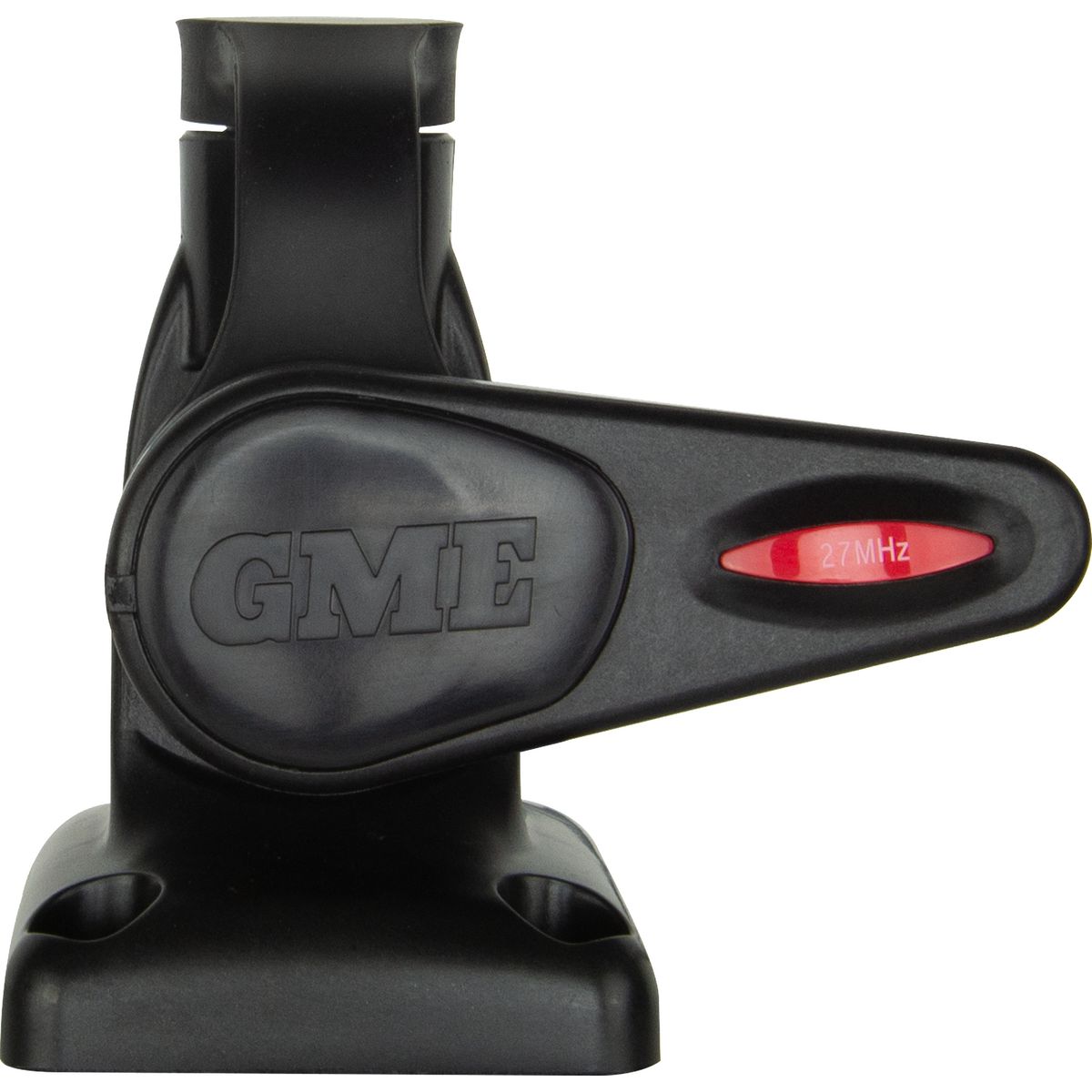 GME Antenna Base Rectangular Single Swivel with lead - Suit AW36xx whips - Black ABL013B
