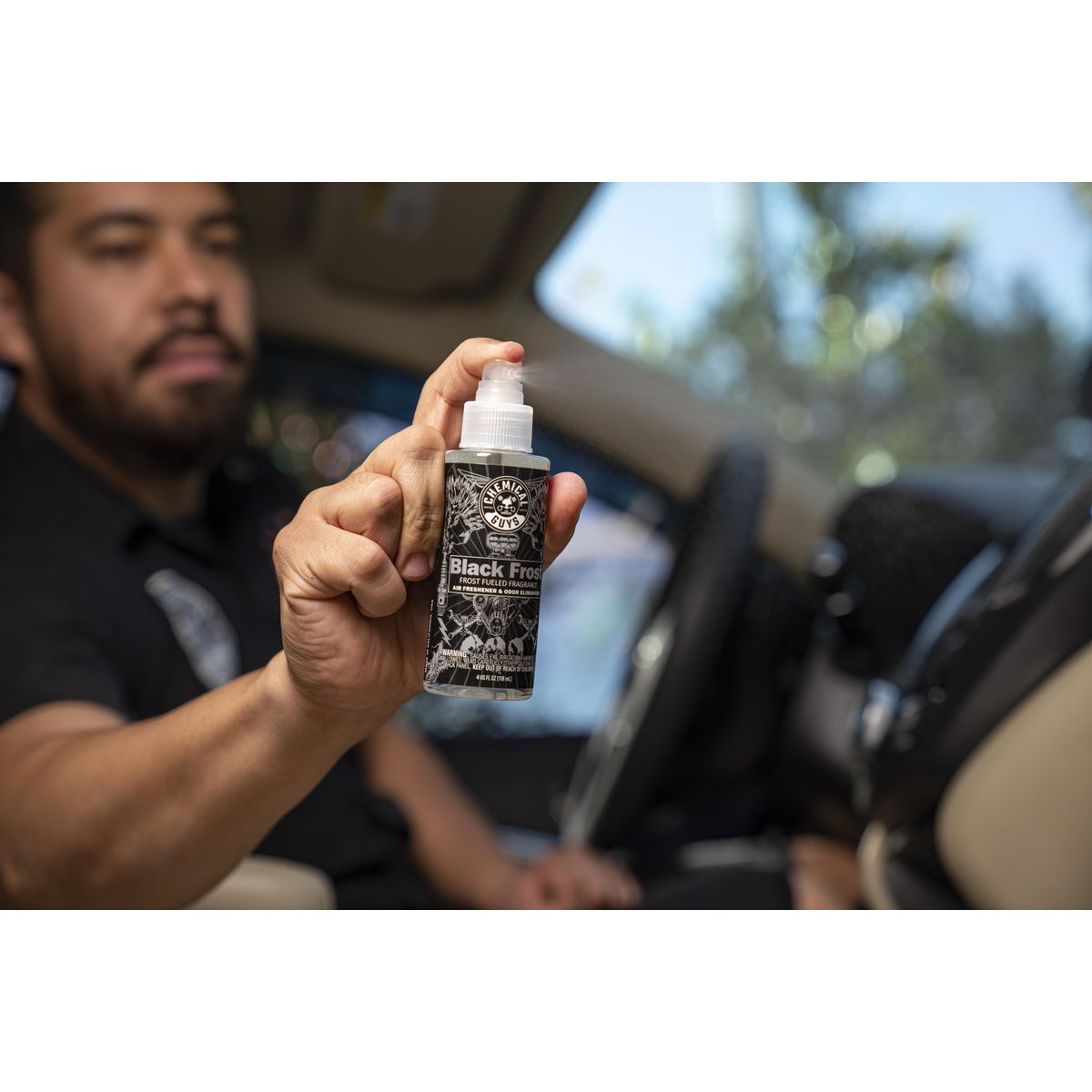 Chemical Guys Black Frost Air Freshener and Odour Eliminator 120ml AIR_224_04