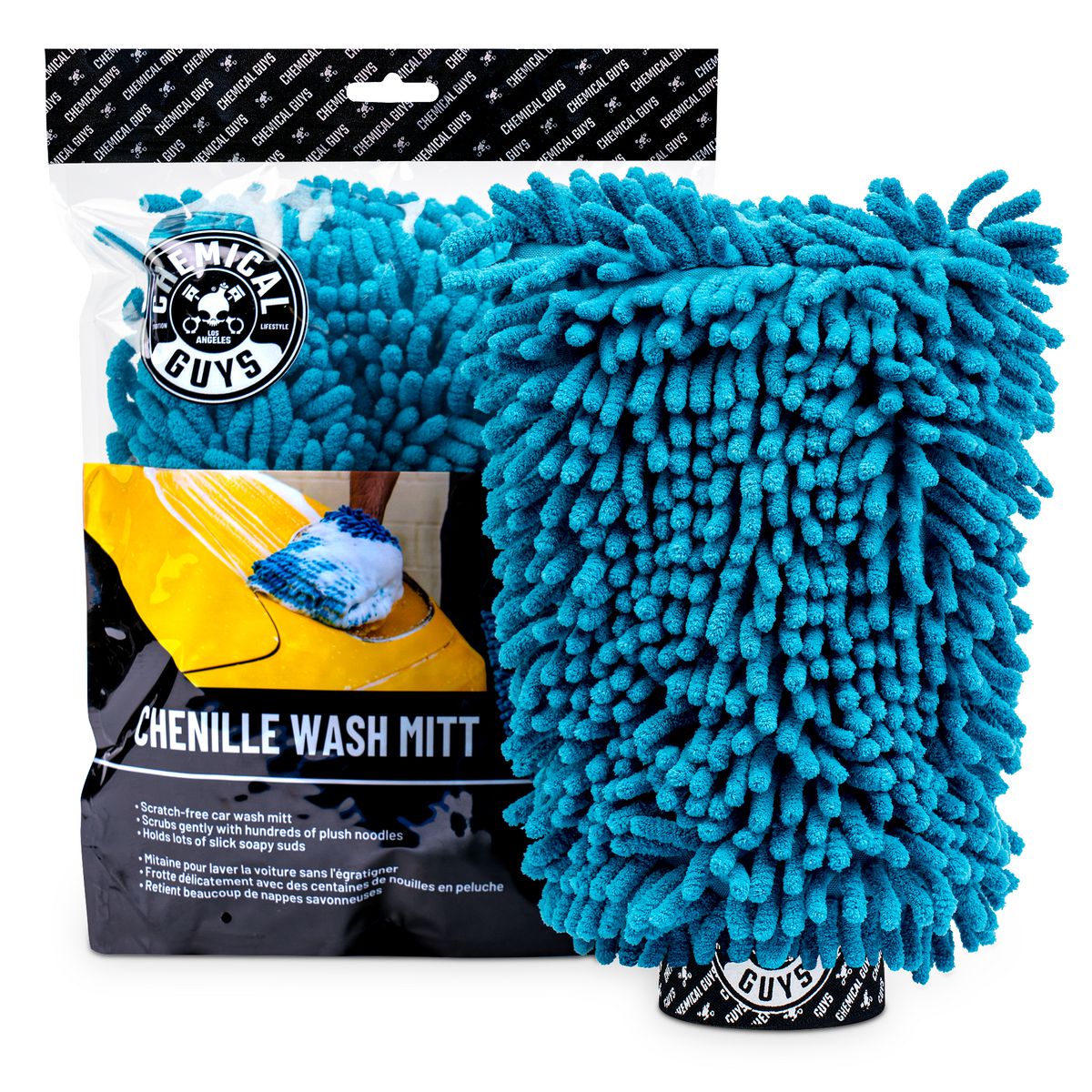 Chemical Guys Chenille Premium Scratch-Free Microfibre Wash Mitt MIC811