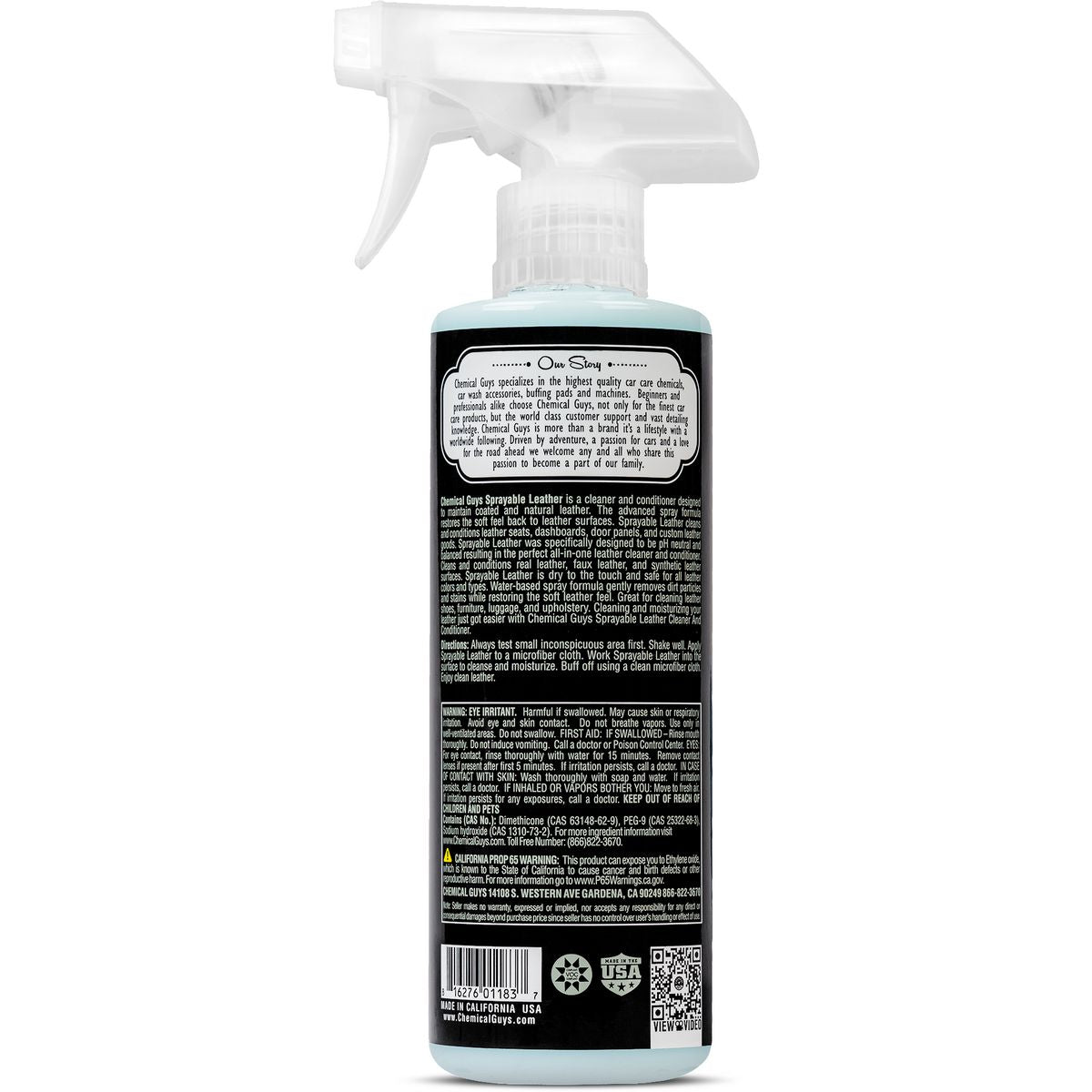 Chemical Guys Sprayable Leather Cleaner And Conditioner In One 473ml SPI_103_16
