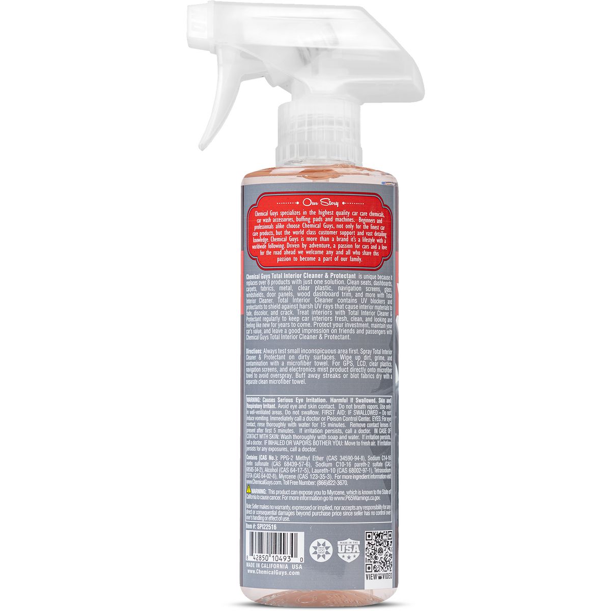 Chemical Guys Total Interior Cleaner & Protectant 473ml SPI22516