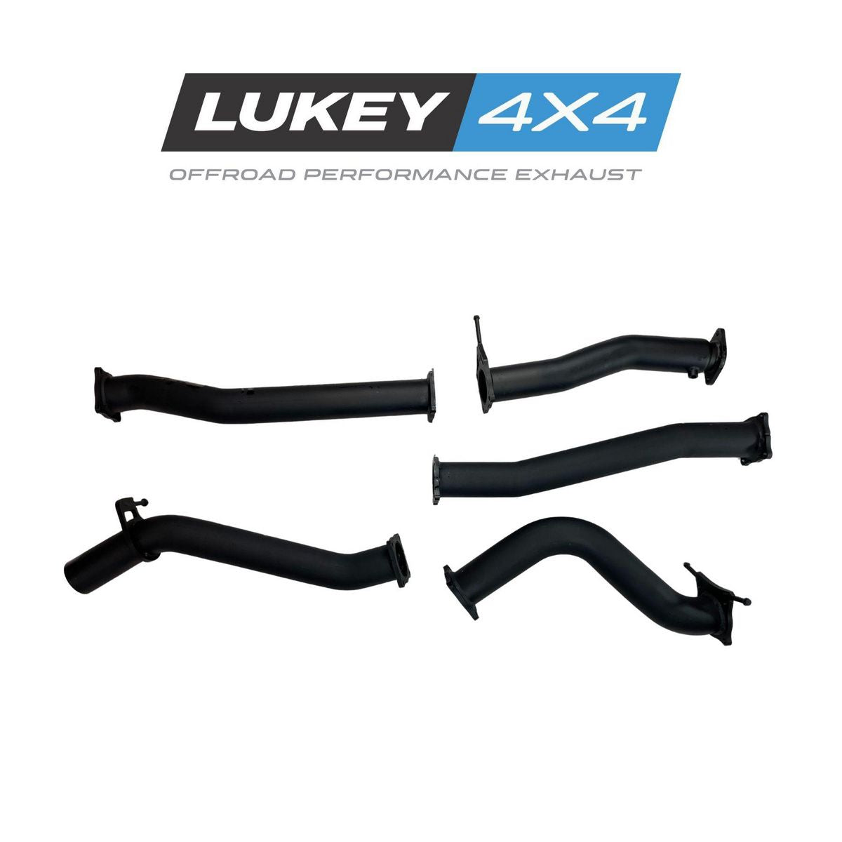 Lukey 4x4 Exhaust System for Ford Ranger Pipe Only (07/2016 - 05/2022) LKY-FRD-PX3-PO