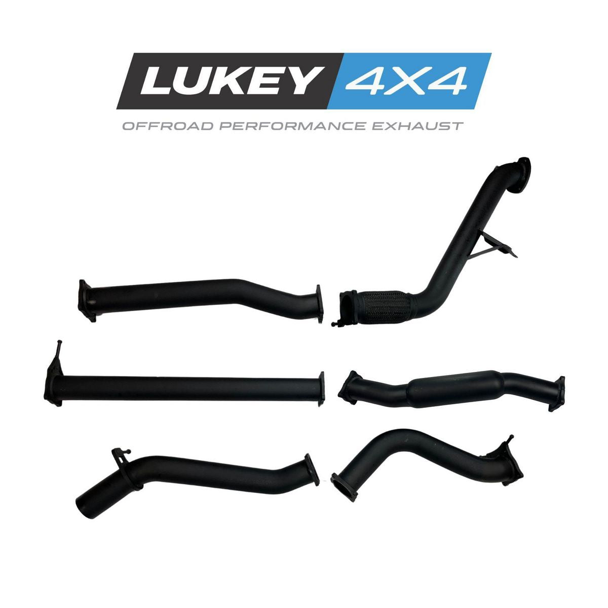 Lukey 4x4 Exhaust System for Ford Ranger PX with Hotdog (01/2011 - 05/2022), Mazda BT-50 (11/2011 - 06/2020) LKY-FRD-PX-HD