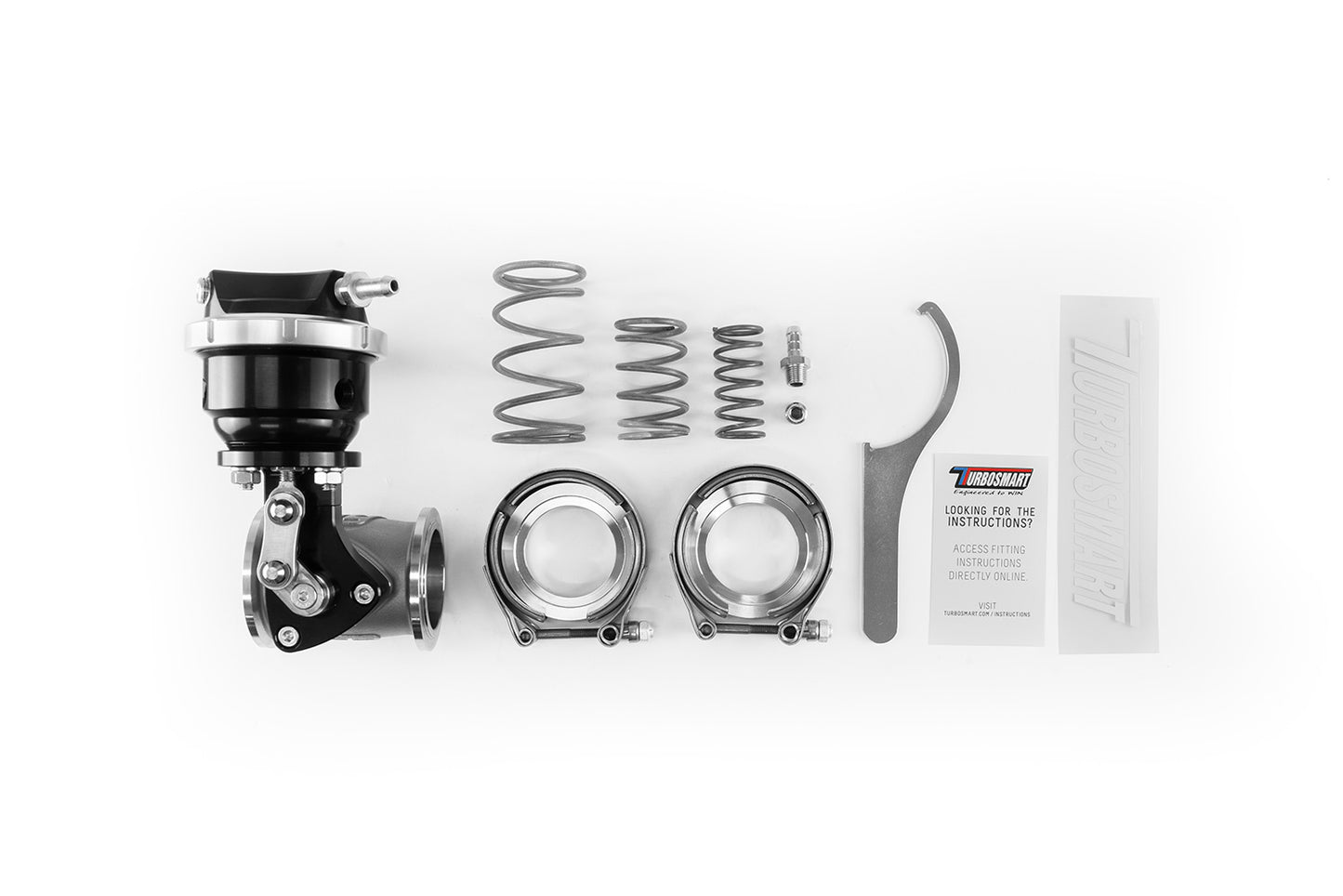 Turbosmart PSG40 Pneumatic Straight Gate 6psi Black TS-0563-1762