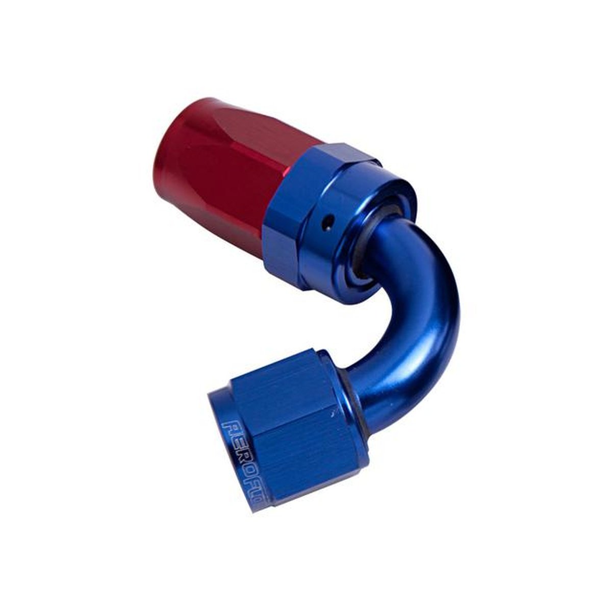 Aeroflow AF104-10 -10AN Taper Series 120 Degree Hose End Blue AF104-10