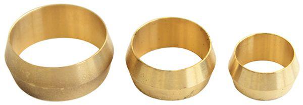 Aeroflow AF110-06 3/8" Replacement Olives fits Hard Line Fitting Adapters x2