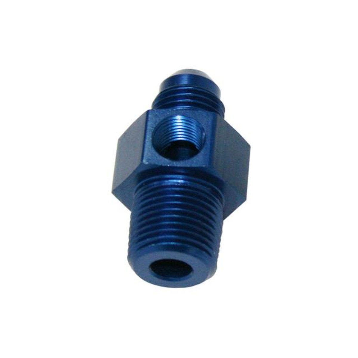 Aeroflow AF139-08-06 Male 3/8"Npt To -8AN 1/8" Port Blue 3/8" To -8AN 1/8" Port