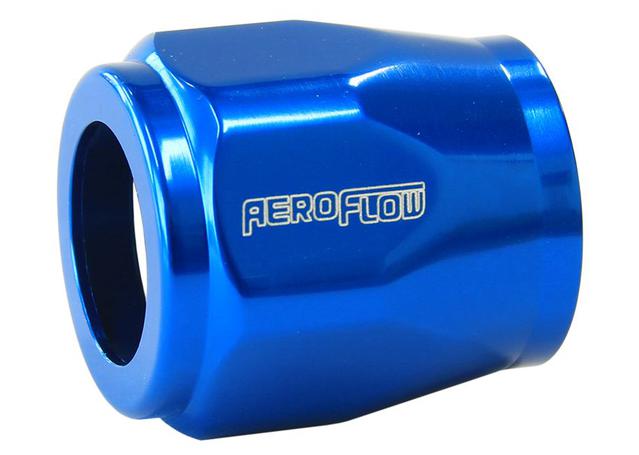 Aeroflow AF150-04 Hex Hose Finisher 12mm ID Blue 1/2" ID Clamp