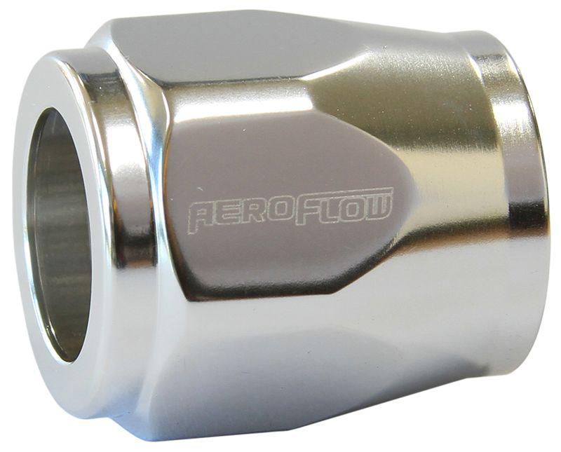 Aeroflow AF150-14S Hex Hose Finisher 28.5mm ID Silver 9/32" ID Clamp