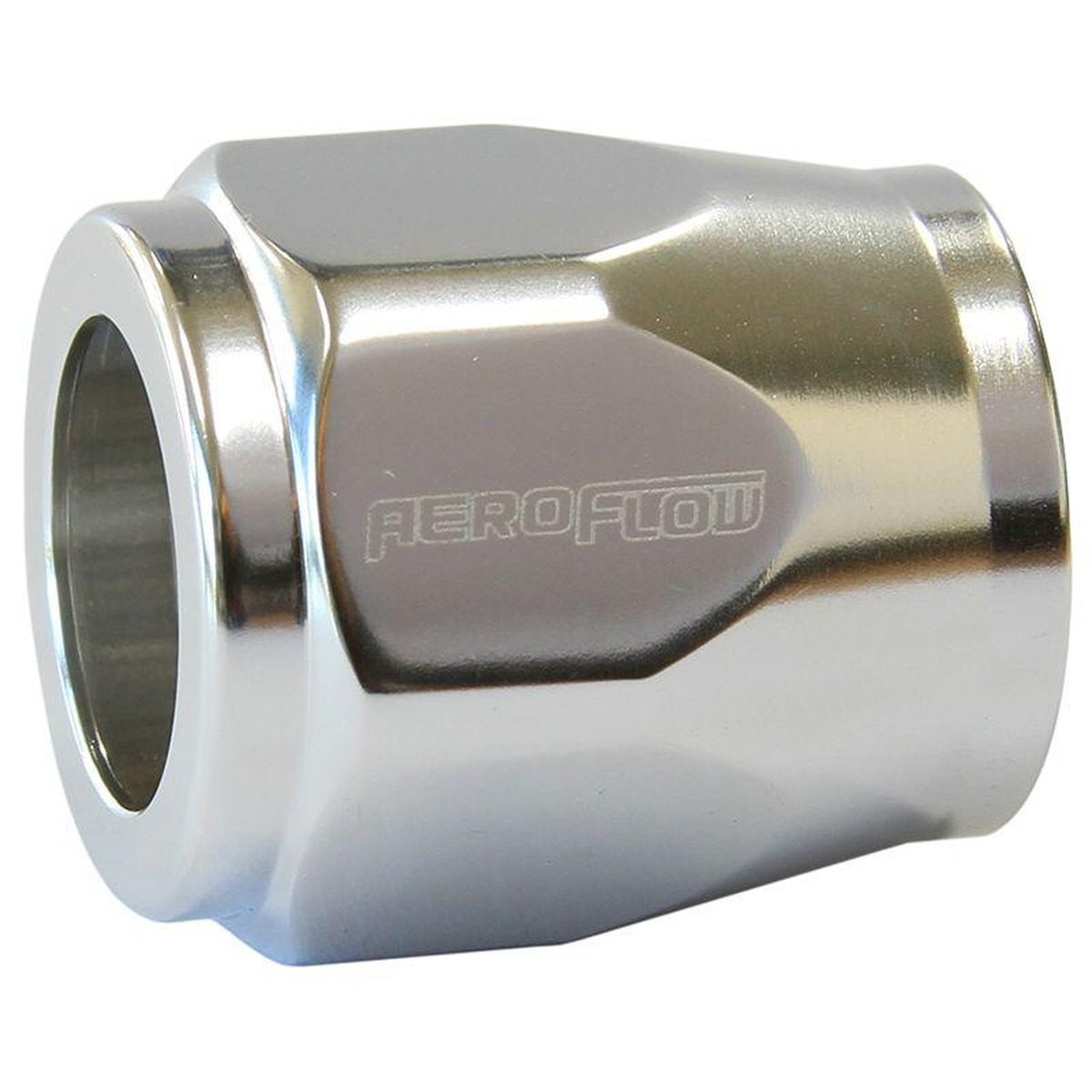 Aeroflow AF150-06S Hex Hose Finisher 15mm ID Silver 5/8" ID Clamp