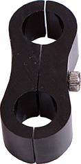Aeroflow AF156-05BLK Billet Dual Hose Separator Black