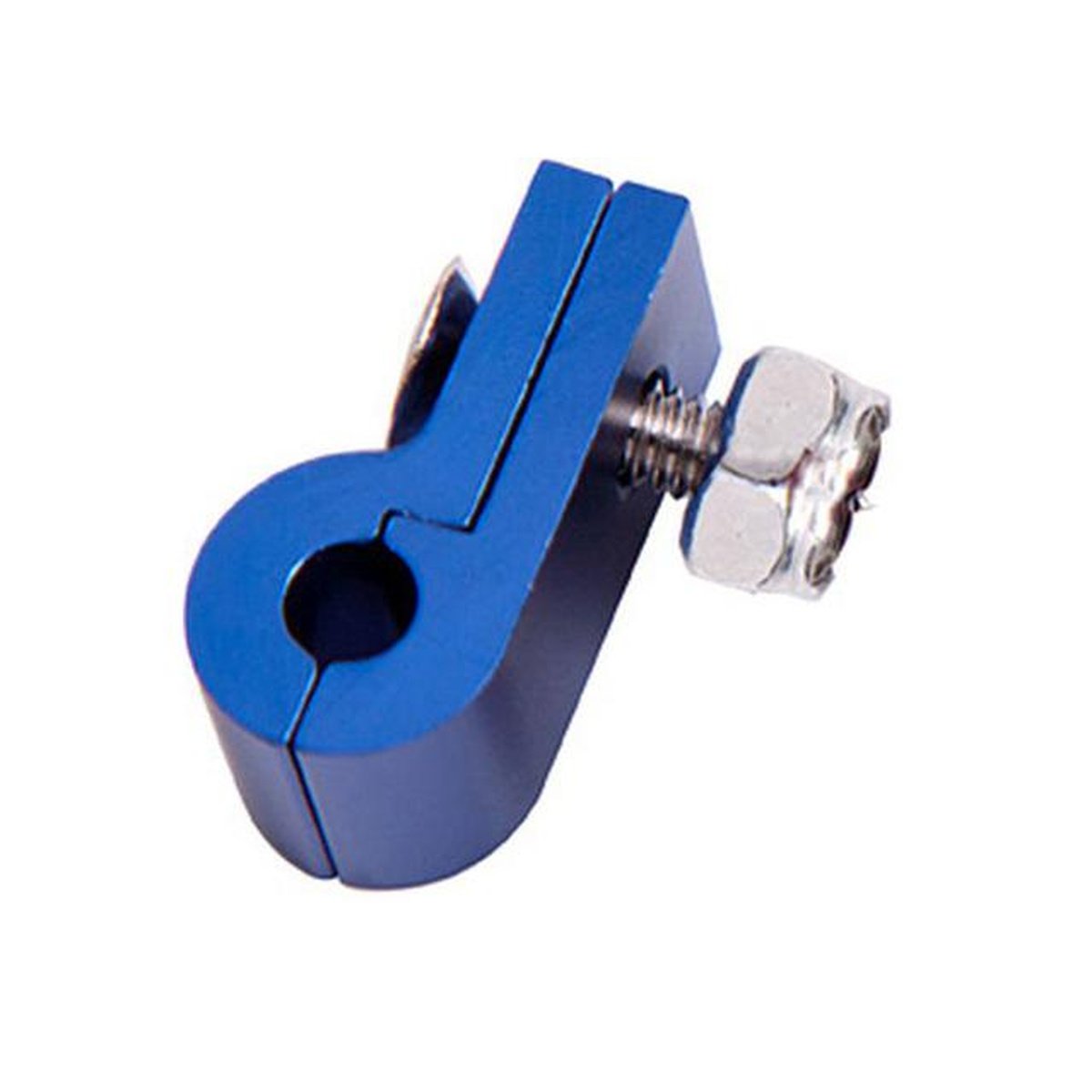 Aeroflow AF157-05 Billet P Style Clamp 5/16 Line Blue 7.9mm ID or 5/16" ID