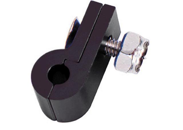 Aeroflow AF157-05BLK Billet P Style Clamp 5/16 Line Black 7.9mm ID or 5/16" ID