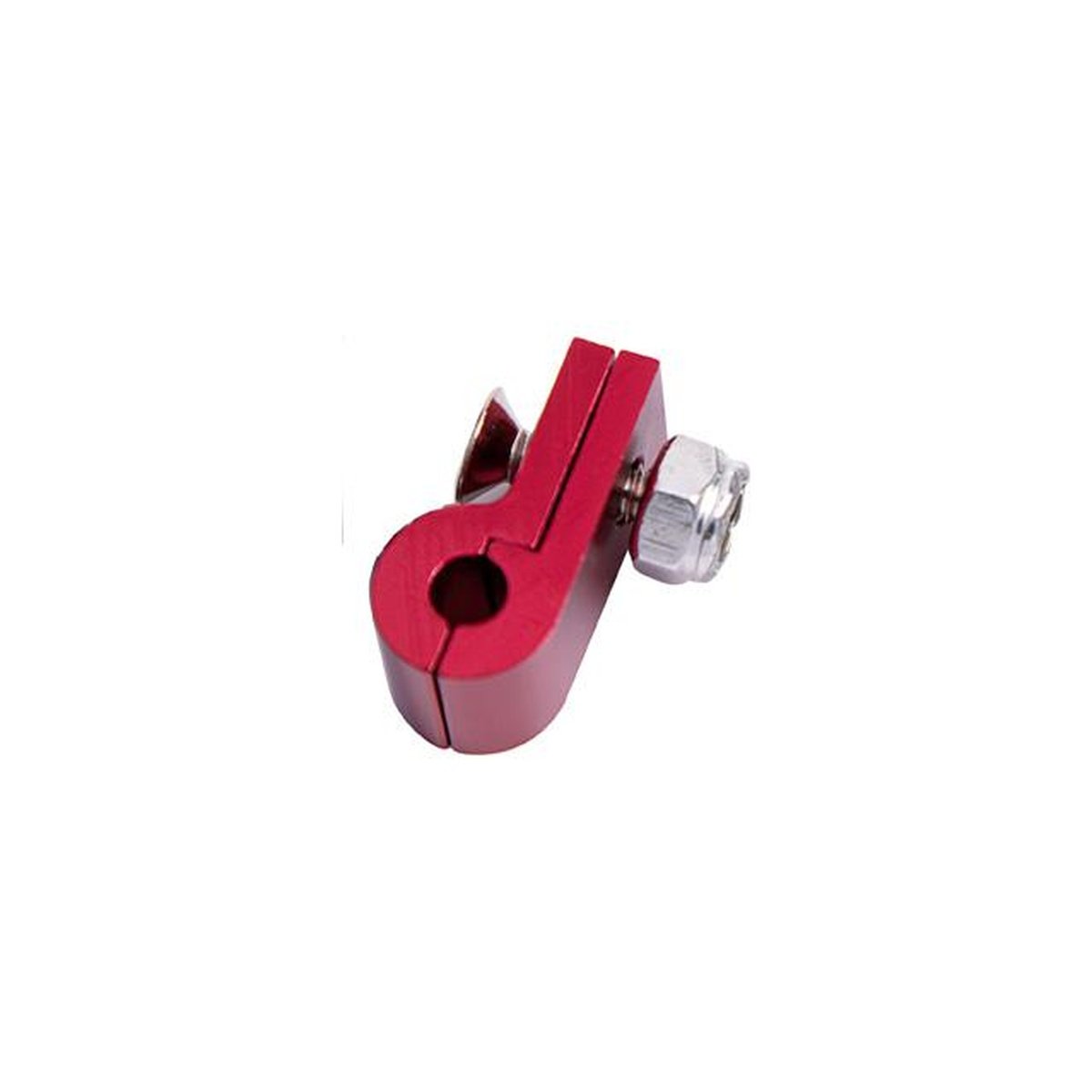 Aeroflow AF157-12R Billet P Style Clamp -10 Hose Red 21mm ID or 13/16" ID