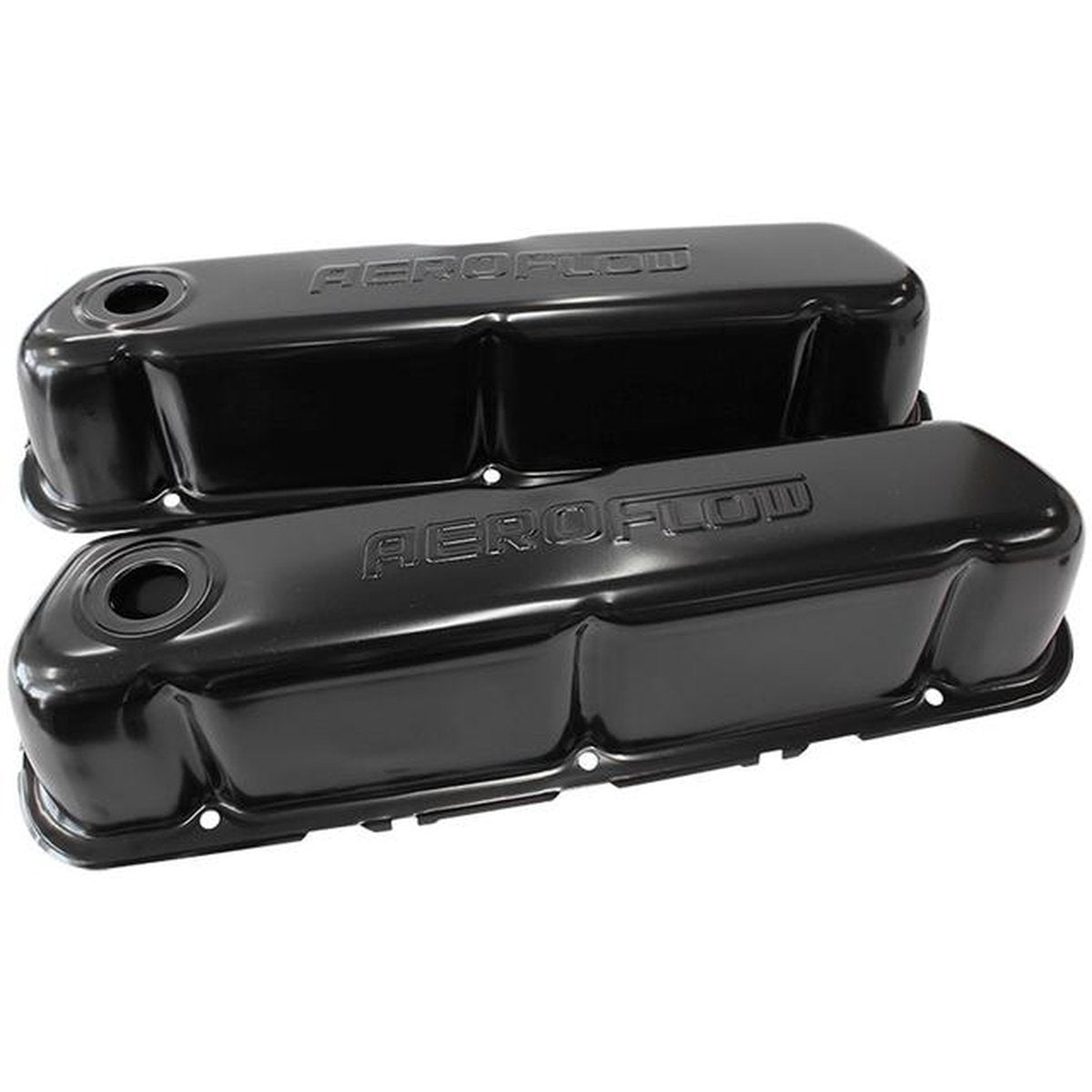Aeroflow AF1822-5002 Valve Cover Black With Logo Fits Ford 289-351W Sbf