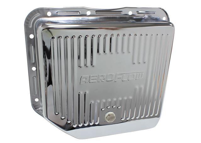 Aeroflow AF1825-3003 Deep Transmission PAN Chrome W/ Drain Plug Fits Th350