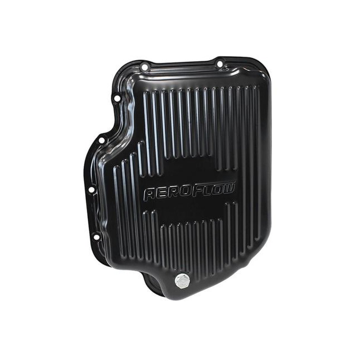 Aeroflow AF1826-3001 Deep Transmission PAN Black W/ Drain Plug 3" Deep Fits Th400