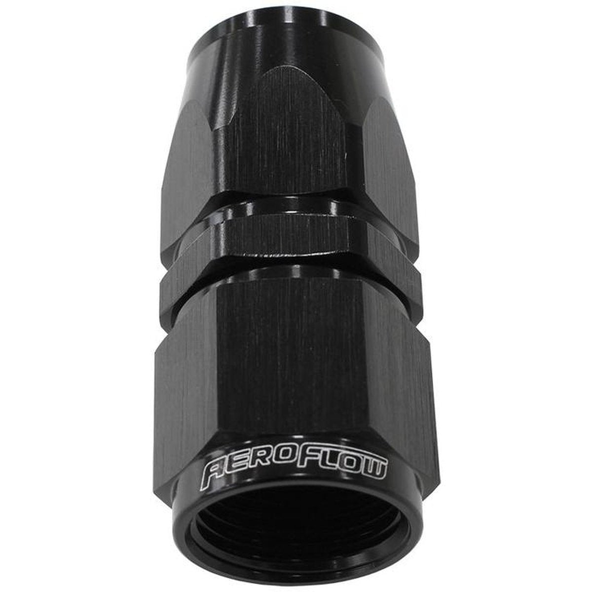Aeroflow AF201-03DBLK Alloy Straight Hose End -3AN Black Swivel Nut Suits Teflon AF201-03DBLK