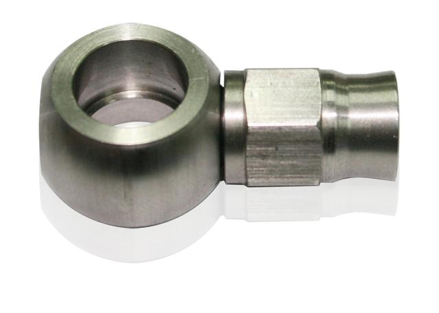 Aeroflow AF210-03 -3 Straight Banjo Hose End Eye Size 10mm (3/8) AF210-03