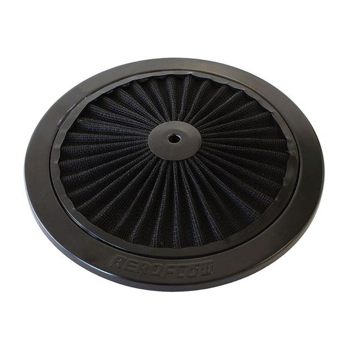 Aeroflow AF2251-0901 9" Black Full Flow Top Plate Black Cotton Hi Flow