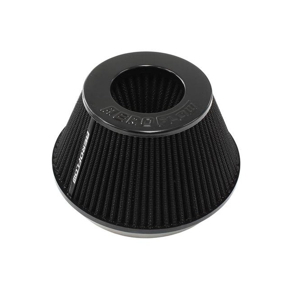 Aeroflow AF2711-1009 6" Clamp-On Tapered Filter 7.6-4.7" OD, 4" High Black