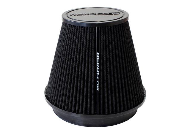 Aeroflow AF2711-3100 6" Clamp-On Tapered Filter 7.75-4.6" OD, 6.1" High Black