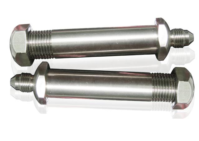 Aeroflow AF285-03 SS 2-3/8" Thru Frame Fittings X 2 1/8" Npt To -3an