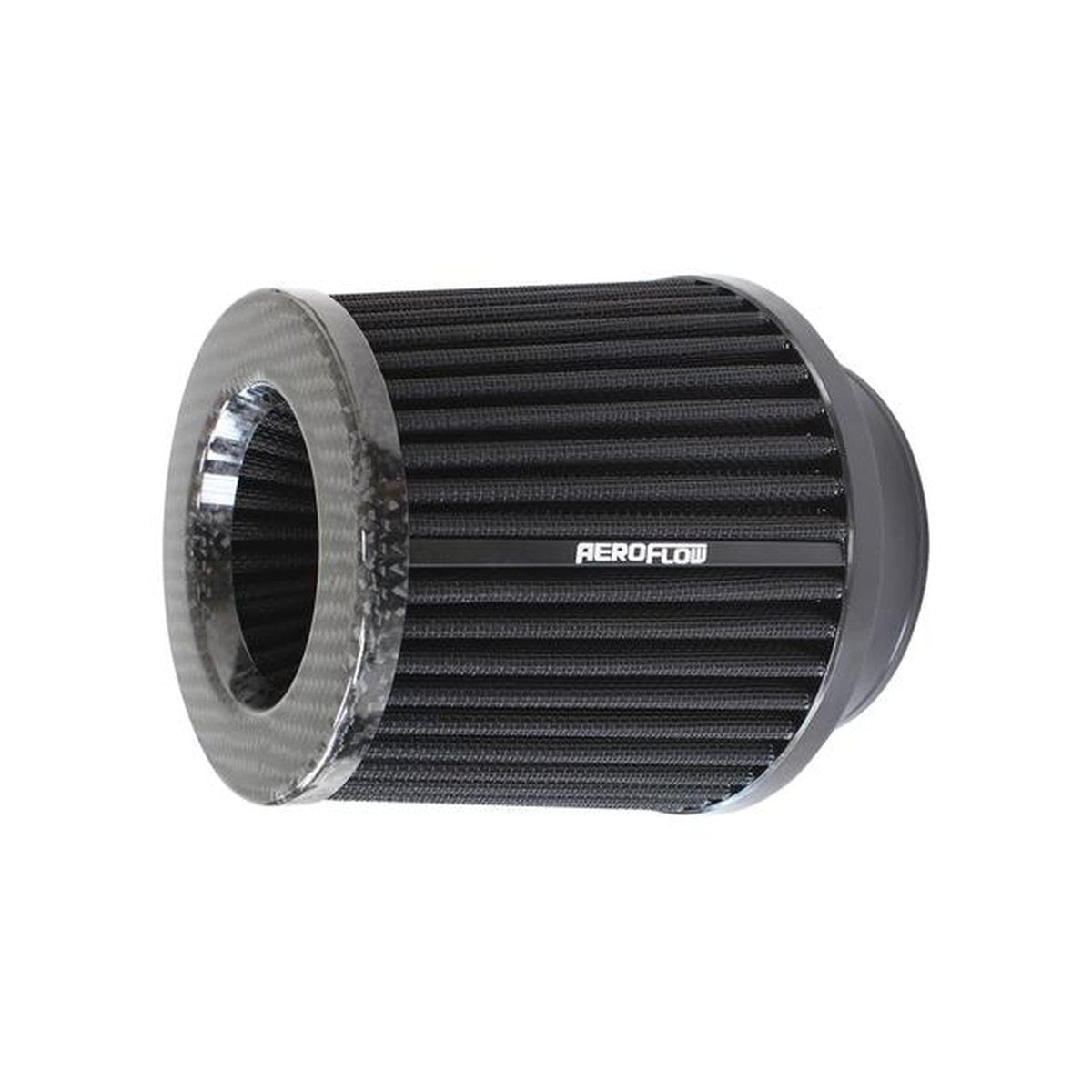 Aeroflow 4" Clamp-On Tapered Filter 5.25-6" OD, 5" High Black