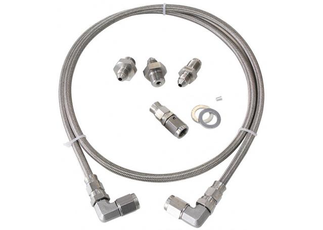 Aeroflow AF30-1004 Universal Turbo Oil Feed Line -3AN Line Kit. 1 Meter Long