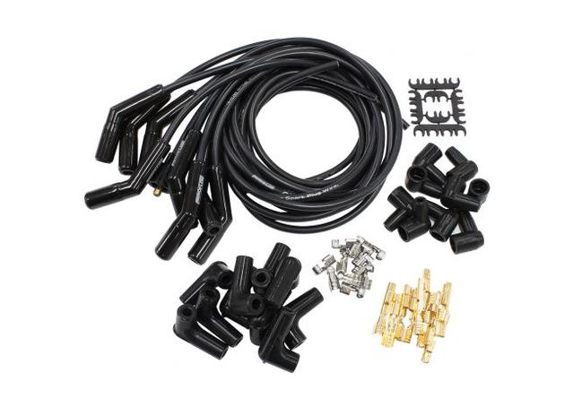 Aeroflow Xpro Ignition Lead Set Universal Black 135 Degree Ceramic Boots AF4038-31333C