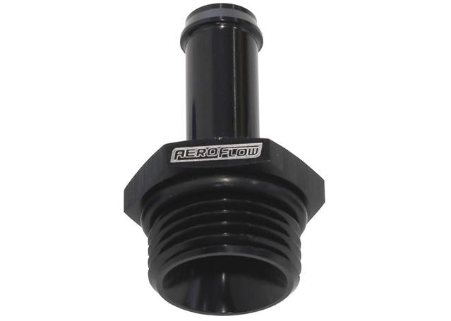 Aeroflow AF414-06-04BLK -6ORB To 1/4" Push On Barb Black