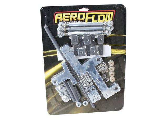 Aeroflow AF42-1070 4150 Shiny 671 Series Carb Linkage Blower Kit