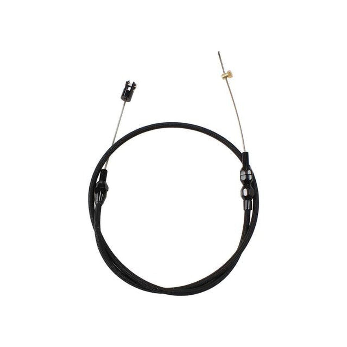 Aeroflow Throttle Cable Stainless Black suits LS1 AF42-1101LS1BLK