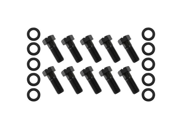 Aeroflow 9" Ring Gear Bolt Set 1.21" Uhl 1.51" Oal 10 Pack