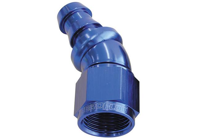 Aeroflow AF517-10 -10AN 30 Blue Full Flow Push Lock AF517-10