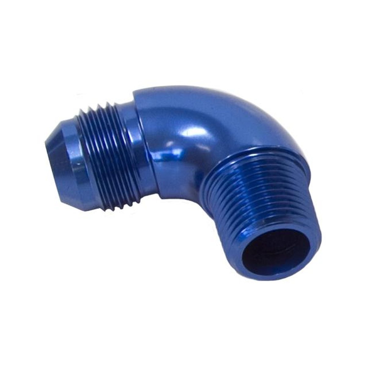 Aeroflow AF522-10-06 90 Deg 3/8" To -10AN Full Flow Blue No Restriction In Bend AF522-10-06