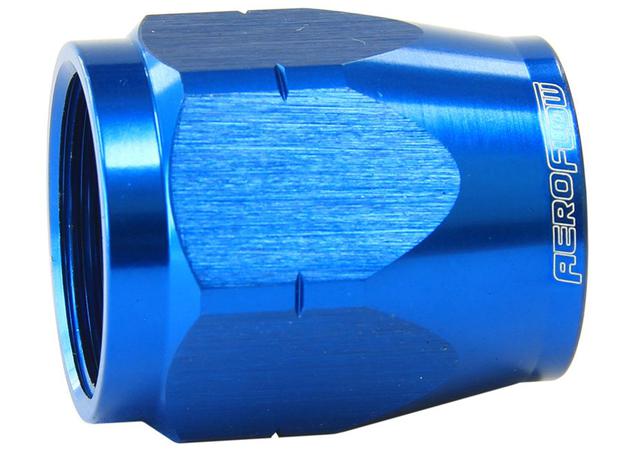Aeroflow AF559-08DCBL Blue Hose End Socket Cutter Style Fittings Only AF559-08DCBL