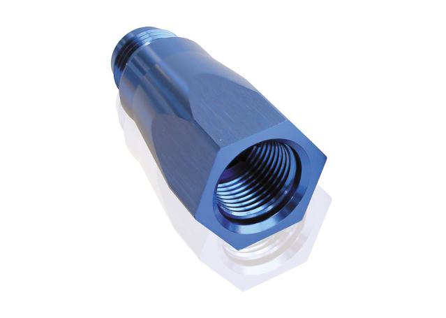 Aeroflow AF613-06 Check Valve Inline -6AN Blue Female To Male -6an