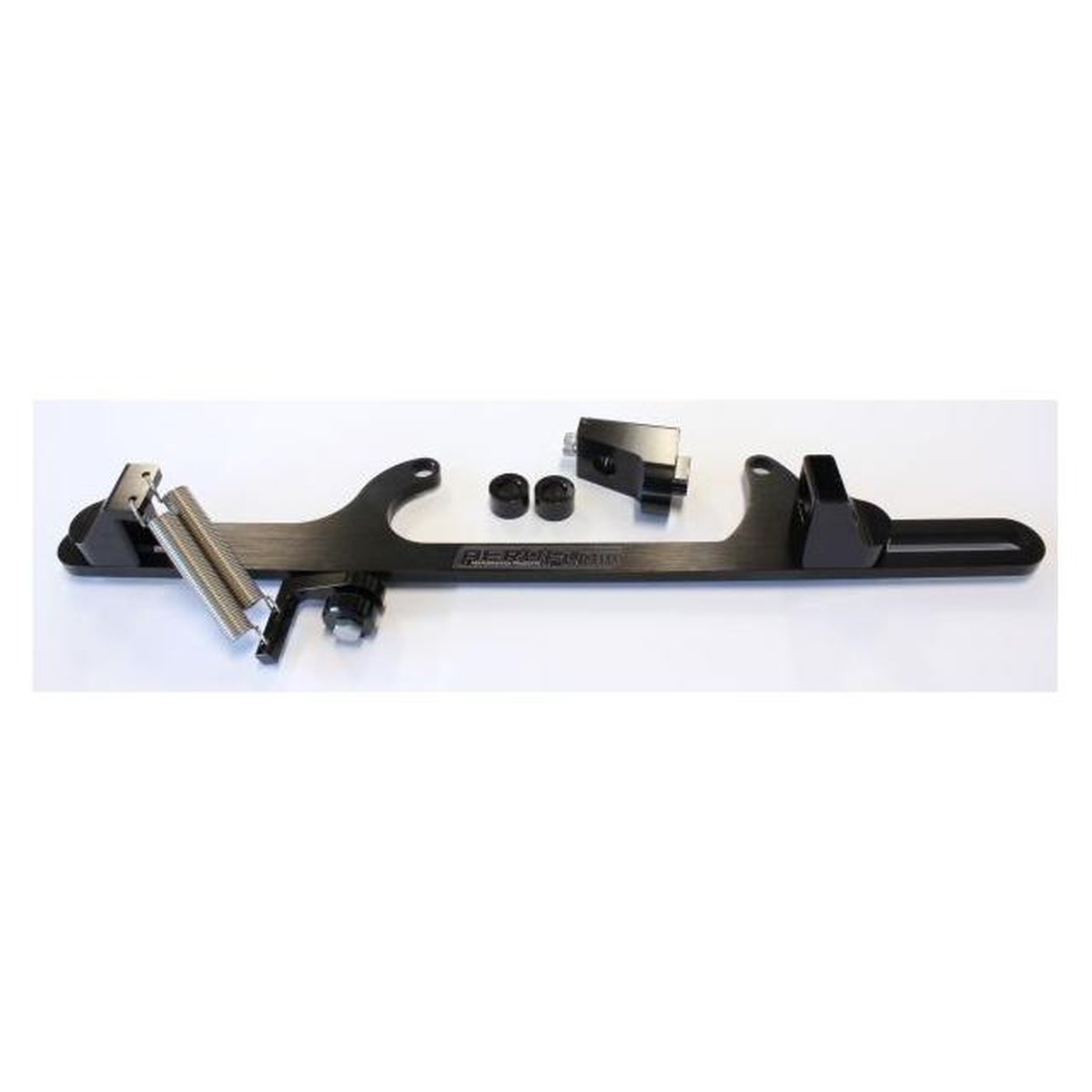 Aeroflow AF64-2002BLK Billet Throttle Cable Bracket Black Suits 4500 Style