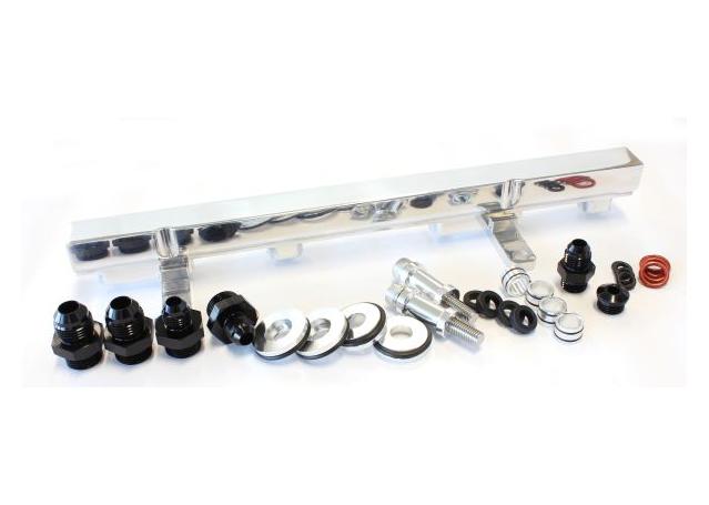 Aeroflow AF64-2009P Fuel Rail Kit Suits SR20 Red Top Polished Finish