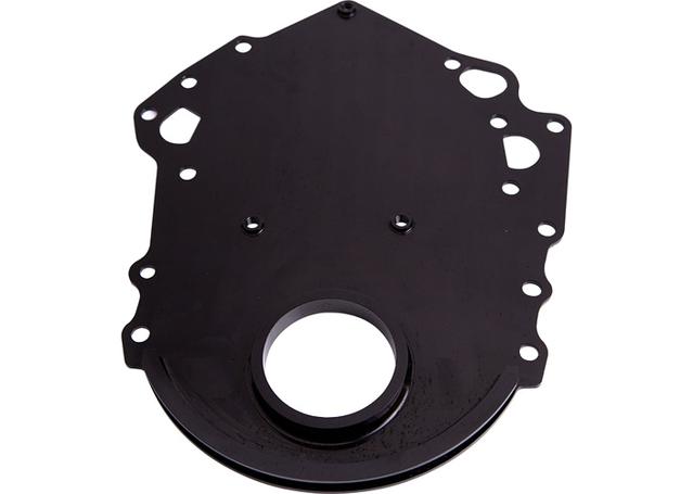 Aeroflow AF64-2019BLK Billet Timing Cover Fits 302 351C Black