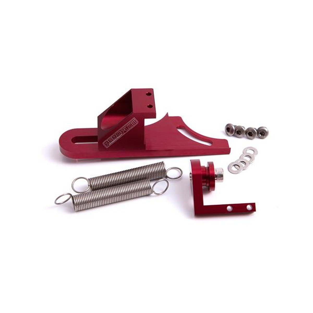 Aeroflow AF64-2031R Throttle Return Spring Bracket Red Suits 4150 Style Carbs