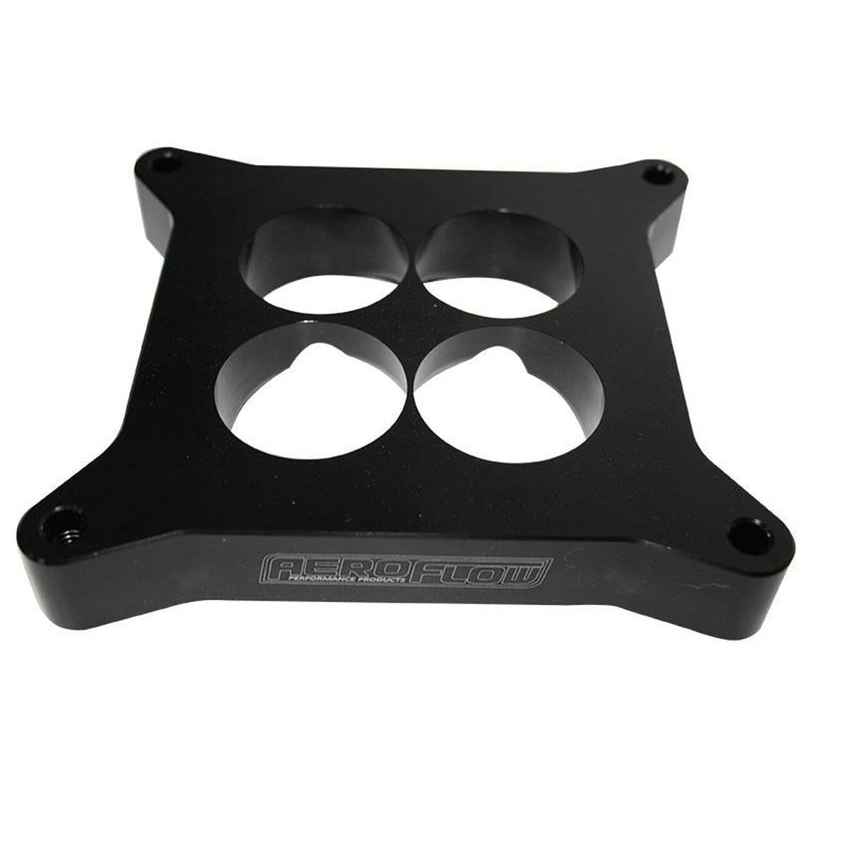 Aeroflow AF64-2045BLK Velocity Spacer 4500 1" Thick Black Suits Dominator