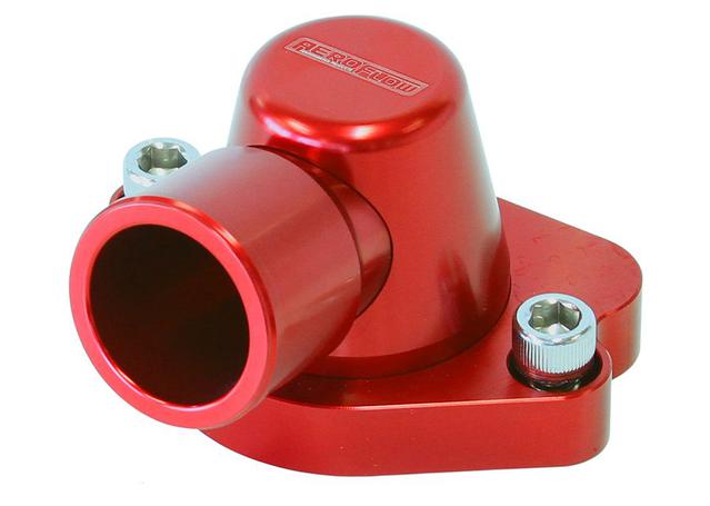 Aeroflow AF64-2056R Thermostat Housing Red No Heater Swivel Fits 253 308 Holden