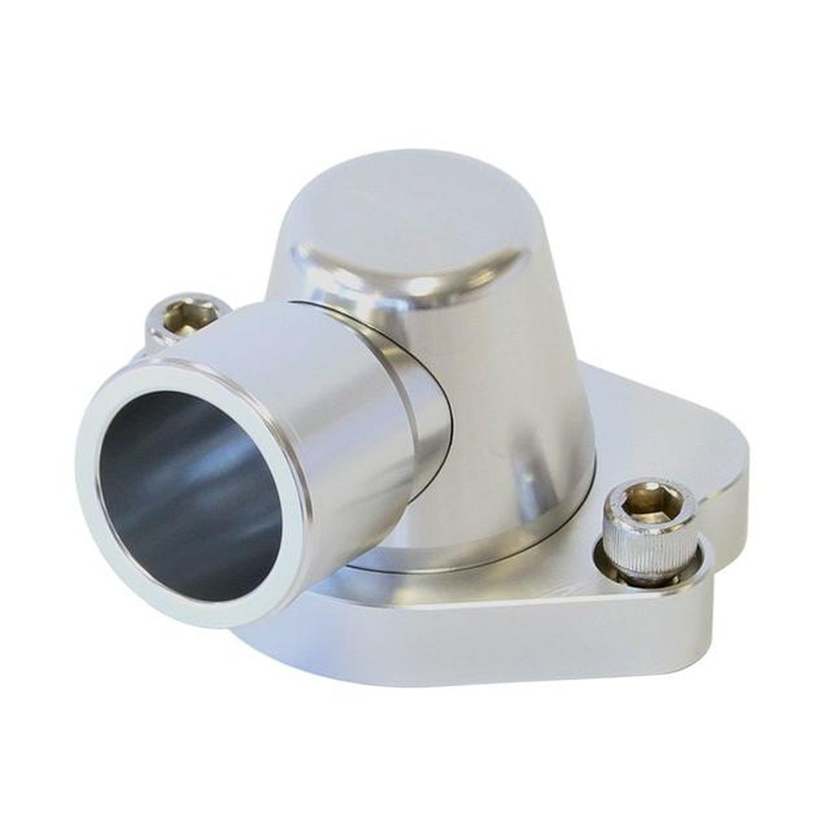 Aeroflow AF64-2056S Thermostat Housing Silver No Heater Swivel Fits 253 308 Holden